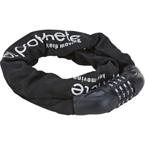 Zahlenkettenschloss PROPHETE "Zahlen Kettenschloss", schwarz, SicherheitsschlösserL:90cm Ø:6mm, L:90cm Ø:6mm