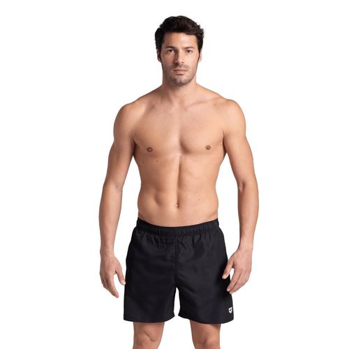 Badehose ARENA, Herren, Gr. L, N-Gr, schwarz-weiß (schwarz, weiß), Obermaterial: 100% Polyester, sportlich, Badehosen