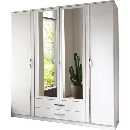 Kleiderschrank WIMEX "Duo", weiß, B:180cm H:198cm T:58cm, Schränke, Kleiderschrank