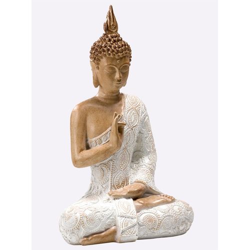 Dekofigur, beige (natur, weiß), B:19cm H:31,5cm T:12cm, Dekofiguren