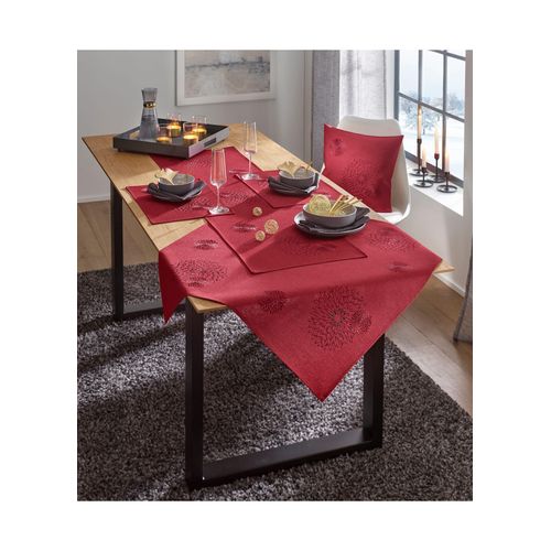 Tischdecke Gr. 1, rot, B:85cm L:85cm, Tischdecken