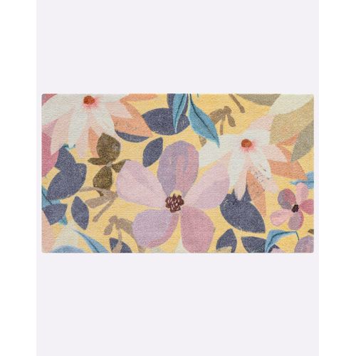 Fußmatte Gr. 2, beige (beige, rosé), B:70cm H:7mm L:120cm, Polyamid, Kunstfaser, Teppiche