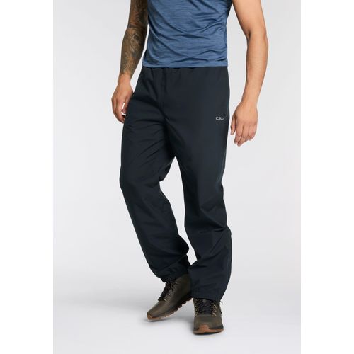 Regenhose CMP, Herren, Gr. XL, N-Gr, schwarz (nero), Obermaterial: 100% Polyester, sportlich, Hosen