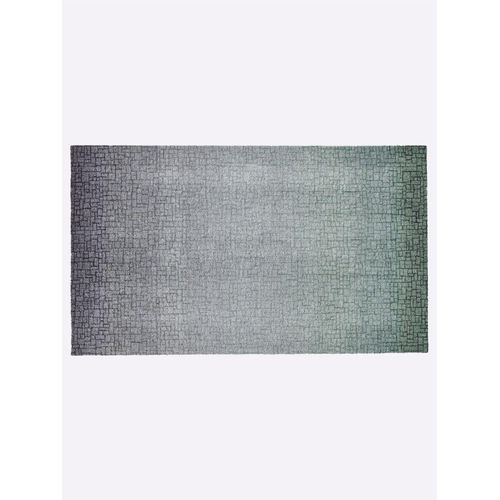 Fußmatte Gr. 1, blau (petrol, gemustert), B:50cm H:7mm L:70cm, Polyamid, Kunstfaser, Teppiche