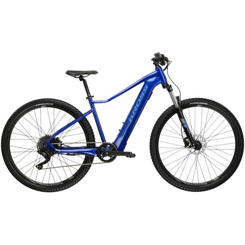 E-Bike KROSS "KROSS E-MTB Lea Boost 2.0 29 Zoll blau" Gr. 48, blau, E-Bikes, 48cm, 29 Zoll (73,66cm)