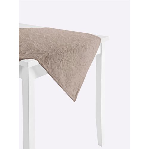 Tischdecke Gr. 5, beige (sesam), B:130cm L:220cm, Tischdecken