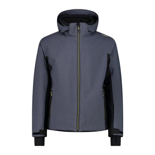 Funktionsjacke CMP, Herren, Gr. 56, grau, Web, Obermaterial: 100% Polyester. Futter: 100% Polyester. Wattierung: 100% Polyester, kontrastfarbene Details, sportlich, Langarm, Jacken