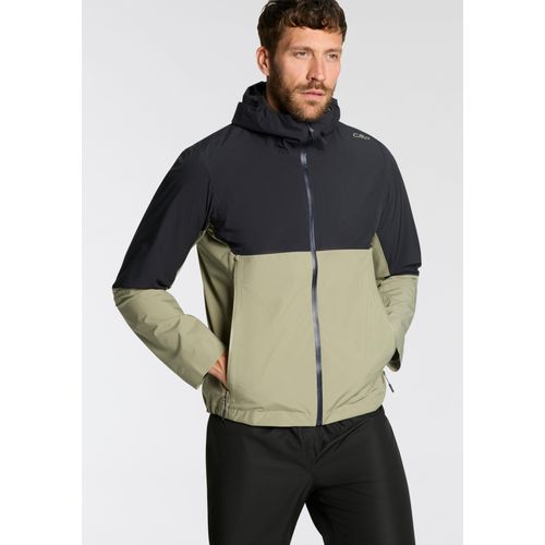 Regenjacke CMP, Herren, Gr. 50, grün (sage), Obermaterial: 100% Polyester, sportlich, Jacken