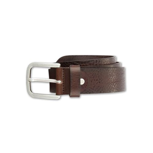 Ledergürtel BERND GÖTZ, Damen, Gr. 85, braun (dunkelbraun), Leder, unifarben, casual,modisch, Gürtel, mit Airbrushkante
