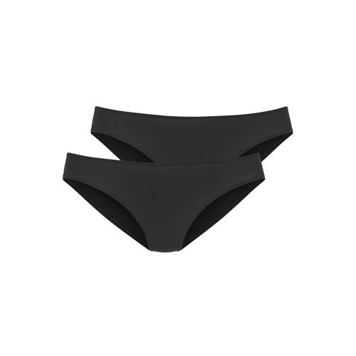Jazz-Pants Slips LASCANA, Damen, Gr. 44/46, schwarz, Microfaser, Obermaterial: 77% Polyamid, 23% Elasthan, unifarben, körpernah, Unterhosen, aus weicher und hoch elastischer Microfaser