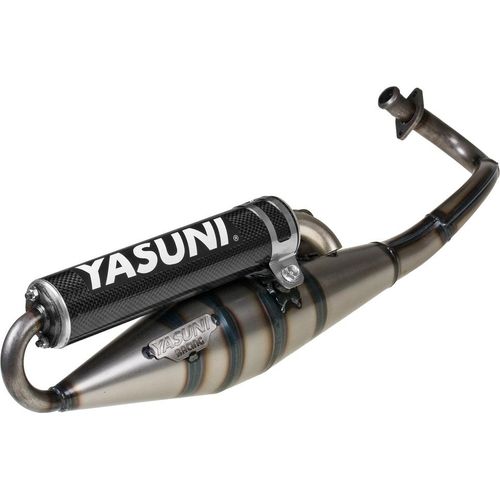 Auspuffanlage Yasuni Scooter Z mit Zulassung, Carbon für Piaggio, Piaggio Typhoon, Gilera Runner Aprilia SR R LC Street NRG Power AC SP Extreme Zip SSL 25 2 Sfera Restyling