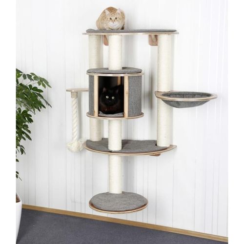 Kerbl Wandkratzbaum Dolomit Tofana Pro Grau 117 cm 81542