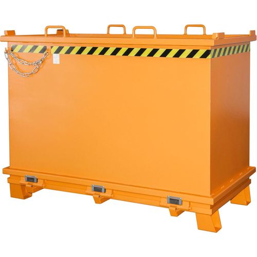Bauer Klappbodenbehälter SB 2000, lackiert, Gelborange