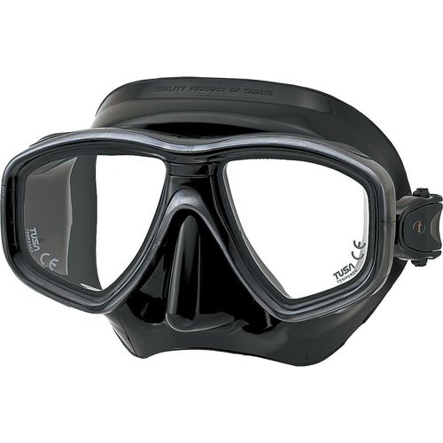 Tusa Silicone Ceos Tauchmaske Schwarz Schwarz One Size