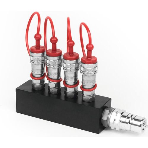 TCM FX CO2 Verteilerblock (4x3/8 out auf 1x3/8 in)