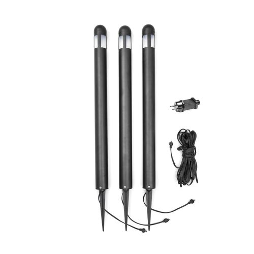 Amalfi Erdspießleuchte, Erdspießleuchten Set 3tlg