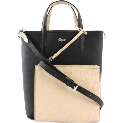 Lacoste Anna Reversible Coated Canvas Stofftasche Beige,Schwarz Beige,Schwarz One Size