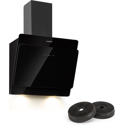 Aurica Dunstabzugshaube Umluftset 60cm Aktivkohlefilter schwarz