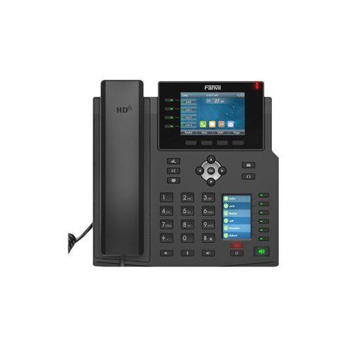 Fanvil X5U, IP-Telefon, Schwarz, Kabelgebundenes Mobilteil, Tisch/Wand, 16 Zeilen, 2000 Eintragungen