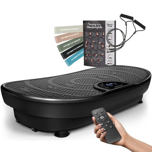 Sportstech Vibrationsplatte VP250 | Curved Design | 200W Motor | LED-Display