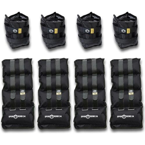 Gewichtsmanschetten Laufgewichte Fußgewichte Handgelenk Fußgelenk Gewichte Set Komplett Set 2,5 - 4,5kg Armgewichte_Hantelgewichte