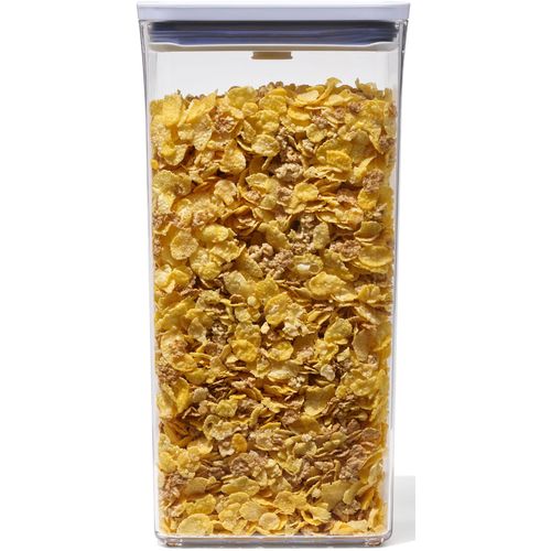 Vorratsdose OXO GOOD GRIPS, transparent, B:11cm H:312cm L:16cm, Kunststoff, Silikon, Lebensmittelaufbewahrungsbehälter, RECHTECK - GROSS 3.5L