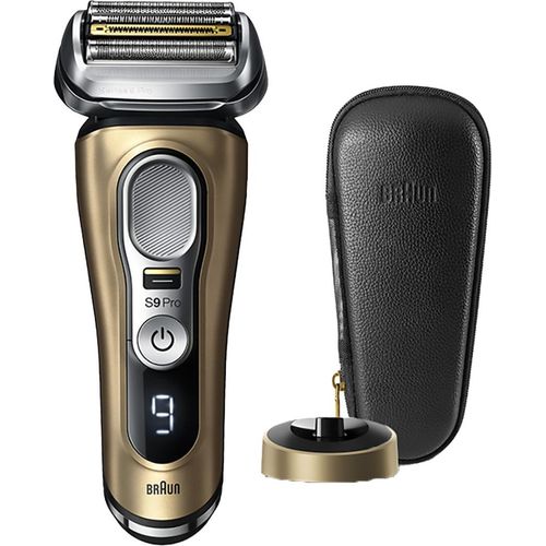 Braun Series 9 9419s Wet&Dry Folienschaber Trimmer Schwarz, Gold