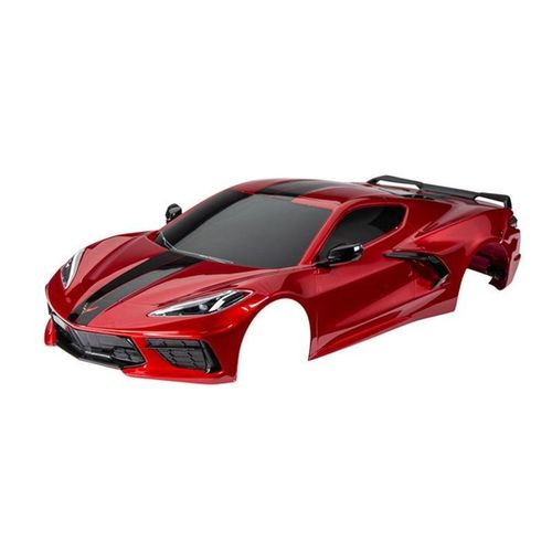 TRAXXAS Karo Chevy Corvette Stingray rot lackiert inkl Aufkleber TRX9311R