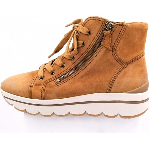 Gabor Samt new whiskey Damen Chelsea-Boot in Braun, Größe 3
