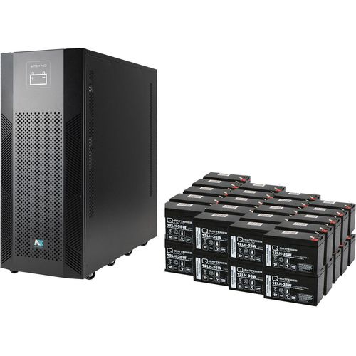 a-TroniX USV Batterie Erweiterung 6kVA und 10kVATower 40 Akkus 9Ah
