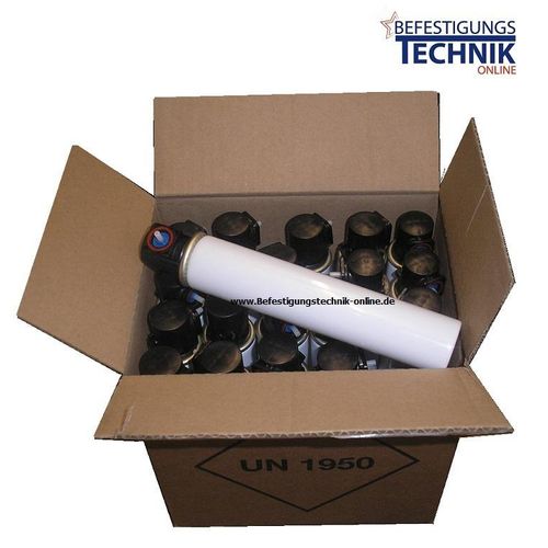 12x Gaskartusche Fuel Cell Gas rot für Powers Paslode BeA Tjep Montana Makita Hitachi 165mm 80ml.