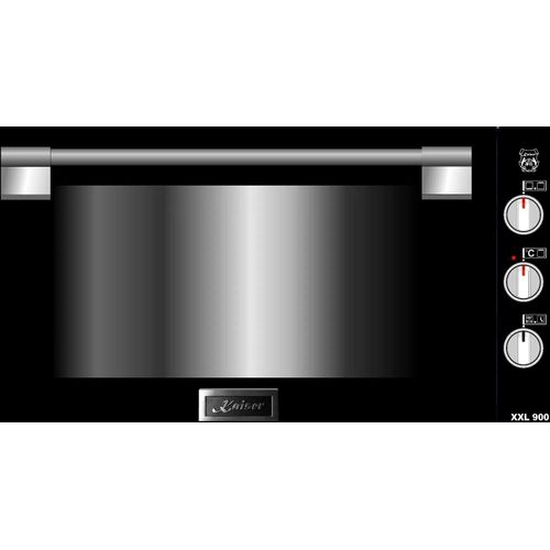 Kaiser EG 9371 Gas Backofen 79L autark Grill Selbstreinigung Schwarz Glas