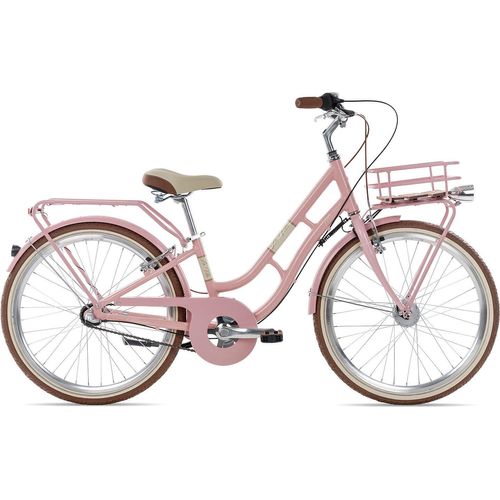 Maxim La Vita 3 24 Jugendfahrrad mit Front-Gepäckträger 24 Zoll Rosa 32 cm