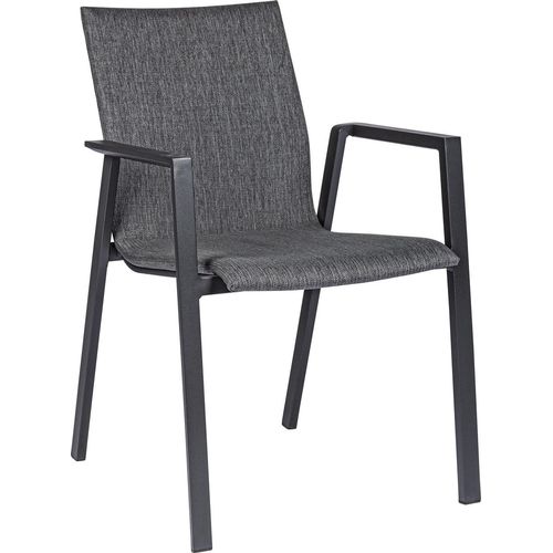 Gartenstuhl Odeon Aluminium Fast Dry Foam Stapelbar Anthrazit