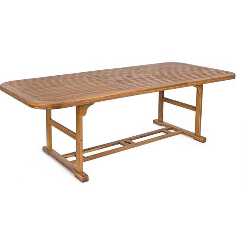 Ausziehtisch Noemi 180/240x100cm Rechteckig Akazienholz Innen- und Außenbereich