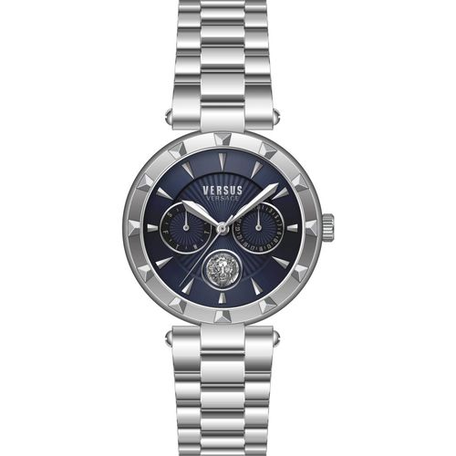 Versus by Versace Damen Uhr Armbanduhr Multifunktion Sertie N VSPOS2721 Leder