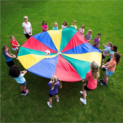 Schwungtuch, Tuch Spiel Kindergarten Schule Turnen, Schwungtücher, ø 6 m