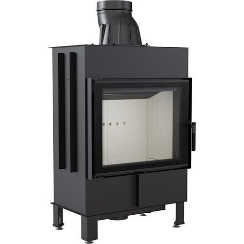 Kamineinsatz aus Stahl LUCY 12 kW Ø 200 Doppelverglassung