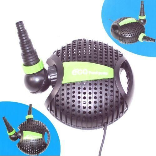 ECO 8500 Energiespar Pumpe Teichpumpe Teichfilter 95W Tauchpumpe Koi Garten NEU