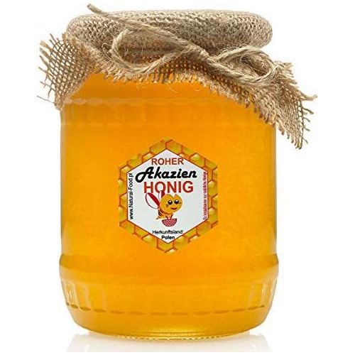 Natural Food - Roher Honig - Natürlich. Unbehandelt, Ungefiltert, Nicht geschleudert - aus Europa, ohne Zusätz- Akazie Honig -20 x 1,1kg