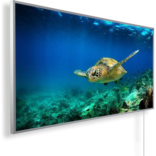 KÖNIGHAUS Panorama Infrarotheizung 1200W - Schildkröte Unterwasser