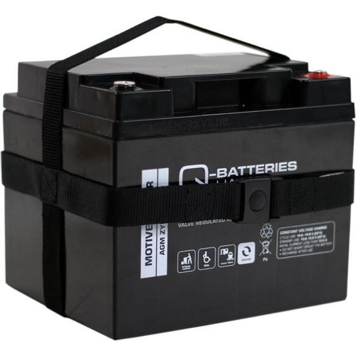Q-Batteries 12LCP-36 12V 36Ah AGM Bleiakku mit Tragegurt