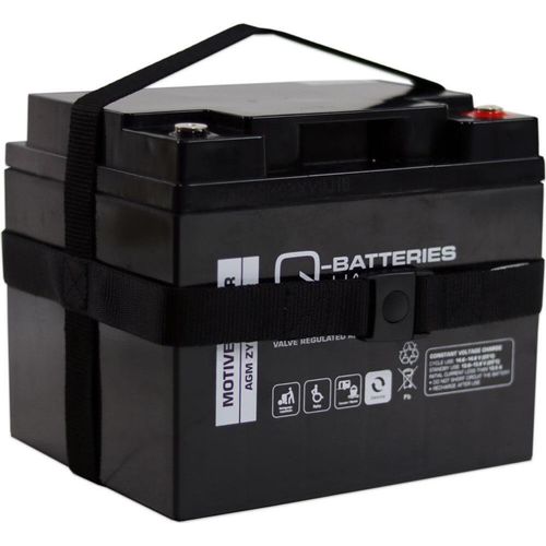 Q-Batteries 12LC-75 12V - 77Ah AGM Bleiakku mit Tragegurt