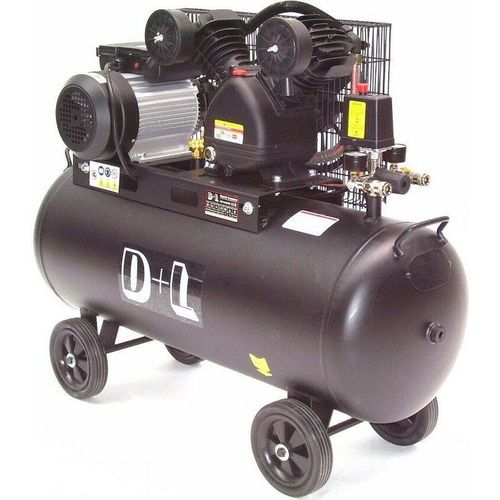 Druckluft Kompressor Kolbenkompressor 44315 V-Zylinder Kessel 100 Liter 10 bar