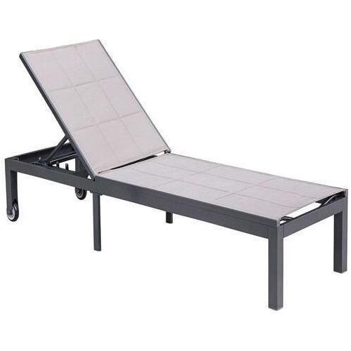 Gartenliege Trivero Merxx Aluminium Textil graphit/ diamant