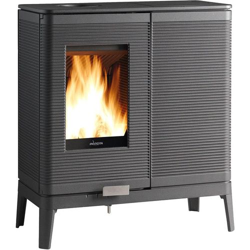 Invicta P619044, Freistehende Feuerstelle, Geschlossen, Holz-Briketts, Anthrazit, Drinnen, Senkrecht