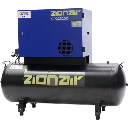 Kompressor gedämpft 2,2kW 230V 10 bar 200L Tank