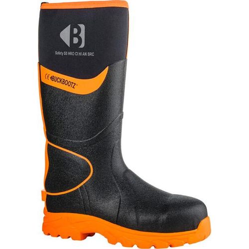 Buckler Boots Arbeitsstiefel Neopren Schwarz/Orange S5 Größe 42