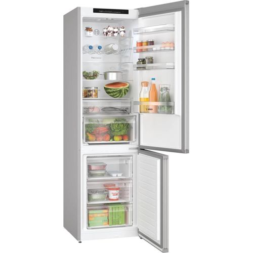 Bosch Serie 4 KGN392LBF Kühl- und Gefrierkombination Freistehend 363 l B Edelstahl