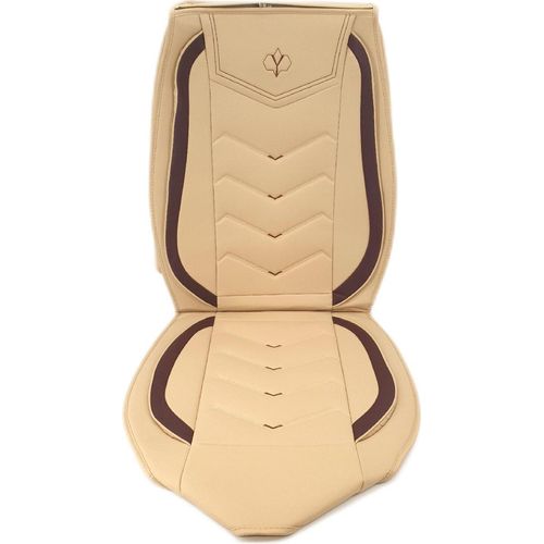 JDWBT Autositzbezüge Set Leder,Autositzschoner Set Universal,Schonbezüge Auto Komplettset 5-Sitze,Sitzbezüge Auto-Beige (beige)